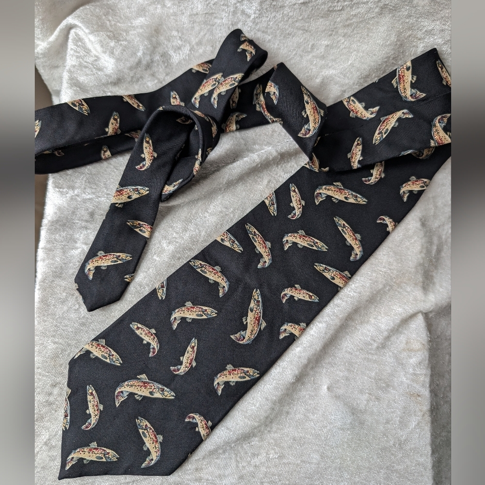 Reed St James Trout Tie Classy Vintage Outdoorsman Suit